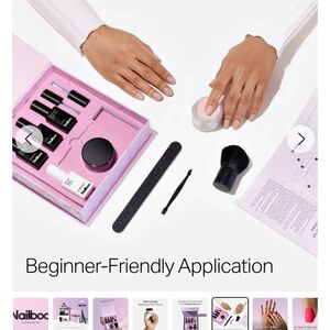 Nailboo Pink At-Home Nail Kit – Beginner-Friendly Nail Tools
